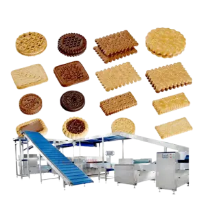 Automatic Biscuit Production Line Almond Cookies Making Machine