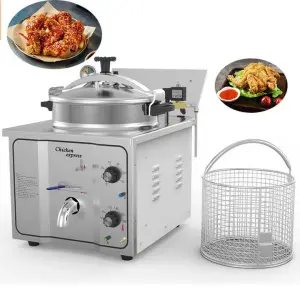 Electric 16L Table Top Pressure Broasted Deep Vacuum Fryer Machine