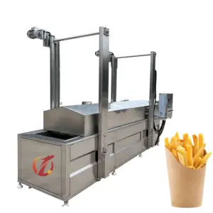 QD Industrial Continuous Fryer Chicken Nuggets Potato Chips French Fries