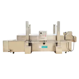 CE Certified Industrial Continuous Electric Large Capacity Automatic Deep Frying Machine