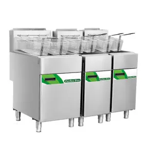 Gas Fryer Commercial Restaurant Use LPG Kitchen Hotel Fryer Industrial Professional Gas Frying Furnace Certification GF-4B