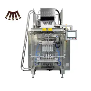 High Speed Automatic 5g 15g 30g Honey Sachet Packaging Energy Gel Jelly Multi lane Stick Liquid Pack Machine