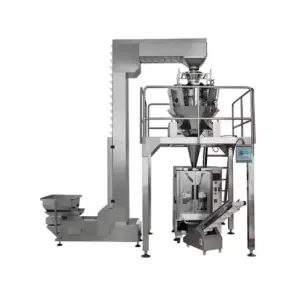 Automatic Vffs Multi Function Gusseting Bag Packing Machine with Multihead Weigher