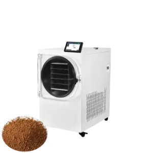 2025  Release Small Food & Drink Freeze Dryer Machine 8-12kg Coffee & Juice Vacuum Freeze Dryer Core Motor PLC Components