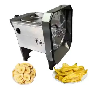 Thickness Adjustable Banana Slicer Electric Automatic Plantain Multi-slice Cutting Machine Banana Chips Making Machine HJ-A50
