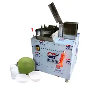 Industrial Automatic Half Cutting Easy Operation Coconut Cutter Green Coconut Splitting Machine