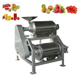 Space Saving Vegetable Puree Pulp Machine Passion Fruit Pulp Machine Fruit Jam Beater
