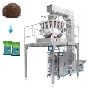 Automatic Multi Function Bag Pack Weighing Cow Manure Organic Nutrient Fertilizer Soil Packing Machinery