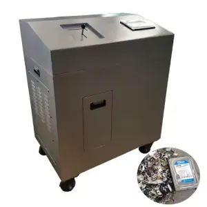 Efficient Double Shaft PE Plastic Shredder Machine SSD Disk Crusher for Waste Hard Drive Crush Function