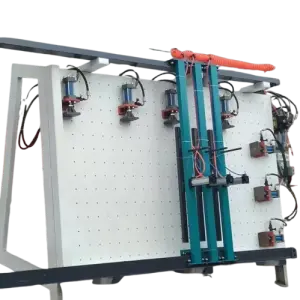 Two-sided Woodworking Window Cabinet Wooden Door Frame Composer Press Assembly Machine