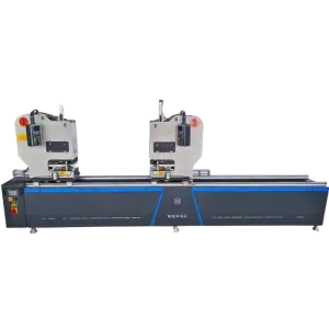 Color PVC Profile Seamless 2 Sides Window Door Frame Making UPVC Double Side 432 Head Sewage Door Gasket Welding Machine