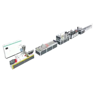 Full Automatic UPVC PVC Composite Profile Window Door Frame Making Extrusion Machine Wpc Fence Production Line