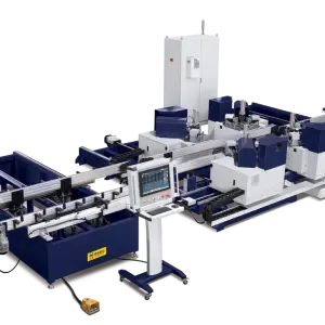High-Speed Four-Head CNC Corner Assembly Machine for Aluminum Windows and Doors Efficient Window and Door Making Machinery
