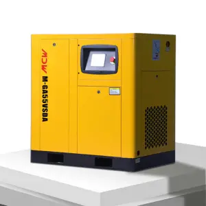Popular Silent Oil Less 55KW 75HP   PM VSD Screw Air Compressor General Industrial Equipment