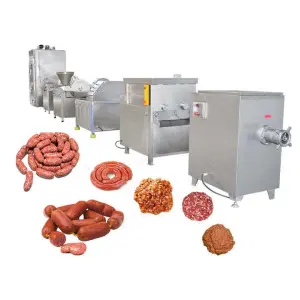 Hydraulic Sausage Stuffer Meat Sausage Make Machine Complete Sausage Make Line for