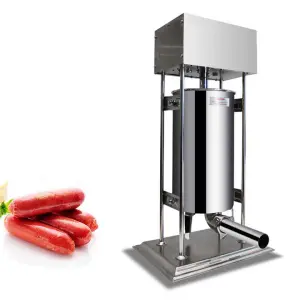 Automatic  Commercial Ration Electric Meat Sausage Stuffer Machinery Long Sausage Filling Machine