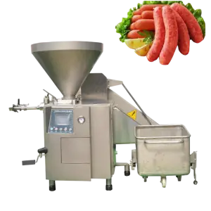 Stainless Steel Vacuum Enema Stuffer Filler Machine Sausage Filling Making Machine Sausage Maker Machine