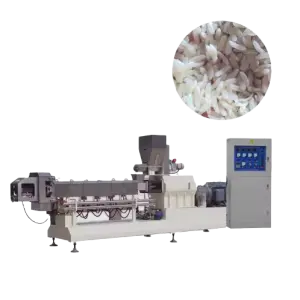 Automatic Instant Fortified Rice Production Line Artificial Rice Making Machine With Core Motor Component Grain Type Flour