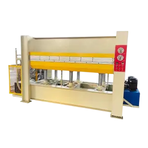 Wood Board Hydraulic Short Cycle  Press Machine Melamine Plywood Laminating  Press Machine