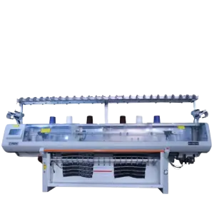 Polo Collar Knitting Machine Single System Double Carriage Collar Knitting Machine