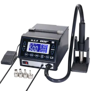 WEP 993D+ Programmable Version Desolder  Air Welding Machine Rework Station