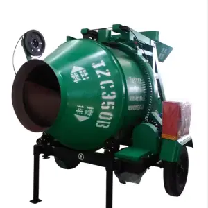 Portable Mobile Concrete Mixer with Pump