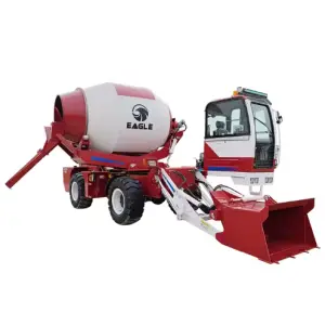 Concrete Mixer Truck 0.5 /0.8 /2 /3.5 / 4/6.5 Cubic Meter Mobile Self Loading Concrete Mixer Truck