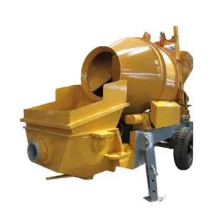 MINLE  Products Diesel Mini Portable Concrete Mixer With Concrete Pump/Bomba Mezcladora De Concreto Used for Construction