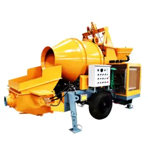 Diesel Concrete Mixing and Pump  Supplied Mini Concrete Mixer and Pump for Civil Construction