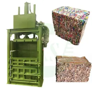 Keshang Hydraulic YJ-30T Hydraulic Vertical Plastic Bottle Baler Machine Hydraulic Baling Press Machine