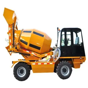 HY200 Self-Load Concrete Mixer with 2m3 Mobile Concrete Mixer