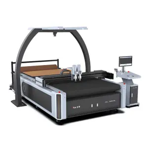 Automatic Digital Pvc Fabric Carpet Leather Cutting Machine