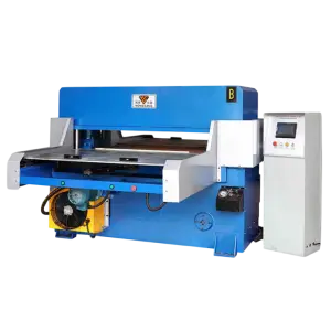 60 Tons High-efficiency Automatic Hydraulic Four Column Leather Carpets Die Cutting Machine for Leather