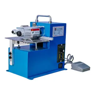 Automatic Leather Cutting Machine for Shoe Leather Belt Splitting & Strip Production