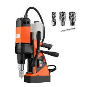 Professional 450rpm Electric Magnetic Drill Press Machine CNC Features  Used Core Motor 220V Vertical Construction