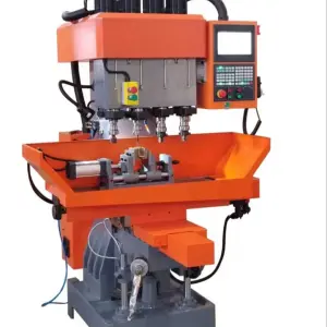 Automatic Four Spindle Faucet Making Drilling and Tapping Machine / High Efficient Tapping Machine Electric Drill Machine