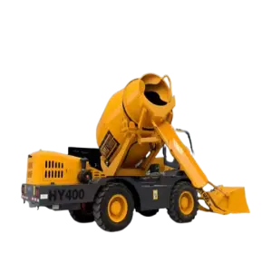 4.0 M3 4X4 Fiori Ajax Diesel Self Loading Concrete Mixer Propelled Small Concrete Mobile Concrete Mixer Truck