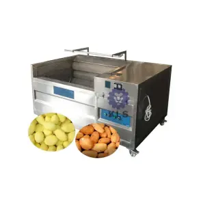KLS Efficient Brush Type Vegetable Fruit Washing Peeling Machine for Potatoes and Other Produce
