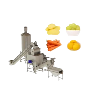 Industrial Grade 304 Stainless Steel Potato Steam Peeling Equipment Efficient 2000kg/Phr Fruit & Vegetable Peeler Machine