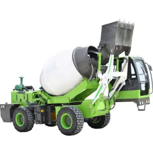 Mobile Concrete Mixer with Self Loading From