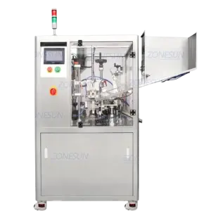 ZONESUN Automatic Plastic Toothpaste Cosmetic Cream Lipgloss Ointment Small Honey Dressing Soft Tube Filling and Sealing Machine