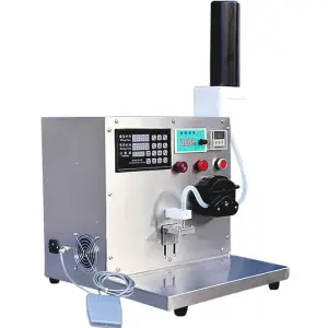 Small Manual Nail Gel Polish Bottle Filling Machine UV Gel Cosmetic Packing Nail Top Coat Oil Liquid Dispenser