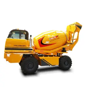 4m3 Concrete Machinery 8 Ton SLM4 Small Mobile Concrete Mixer Trucks Self Loading
