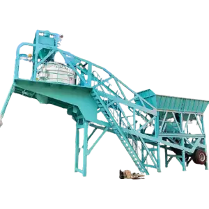 Mobile 25-100m3/h YHZS 50 60 75 90 120 M3/h Portable Concrete Mixing Plant Semi Mobile Concrete Batching Plant