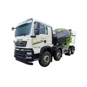 HOWO Chassis High Power Engine Mobile Drum Ready ZOOMLION Concrete Mixer Truck
