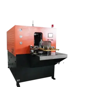 Energy Saving 2 Cavity Perfume Bottle Making Machine Equipment / 1800BPH Blowing Machine for Plastic Bottle 500 ml