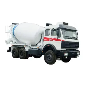 Concrete Machinery 6x4 340hp Mobile Concrete Mixer Truck With Pump