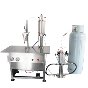 1600B 3 in 3 High Speed Aerosol Filling Machine Automatic Body Deodorant Perfume Spray Can Filling Machine