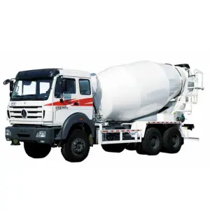 Beiben 6x4 340hp 9 Cubic Meters Mobile Concrete Mixer Truck with Pump