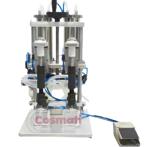 Small Volume Manual Perfume Bottle Filler Bottling Perfume Filling Machine for Liquid Fragrance Bottling Line